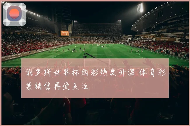 俄罗斯世界杯购彩热度升温 体育彩票销售再受关注