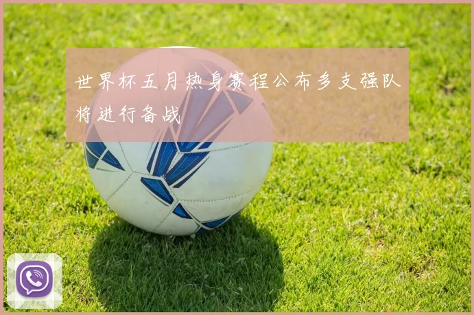 世界杯五月热身赛程公布多支强队将进行备战
