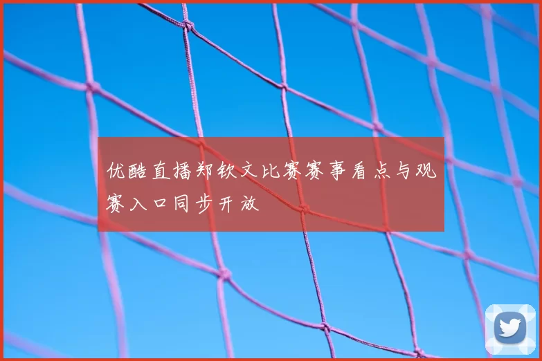 优酷直播郑钦文比赛赛事看点与观赛入口同步开放